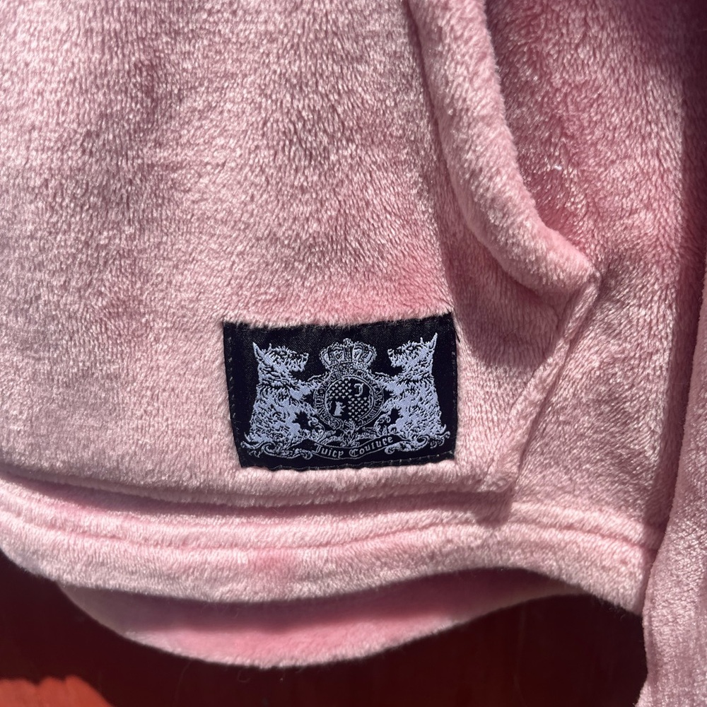 Juicy Couture Sport soft velour Hoody Half zip soft and warm with pockets - Picture 8 of 11